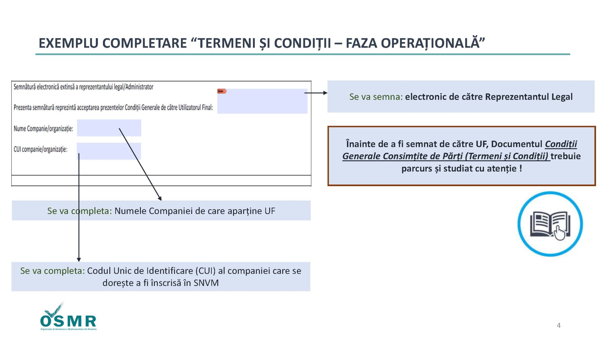 Exemple completare documente: înscriere / închidere cont 4 - Exemplu completare documente OSMR 4 scaled EXEMPLU COMPLETARE “TERMENI Ș I CONDI Ț II FAZA OPERA Ț IONAL Ă
